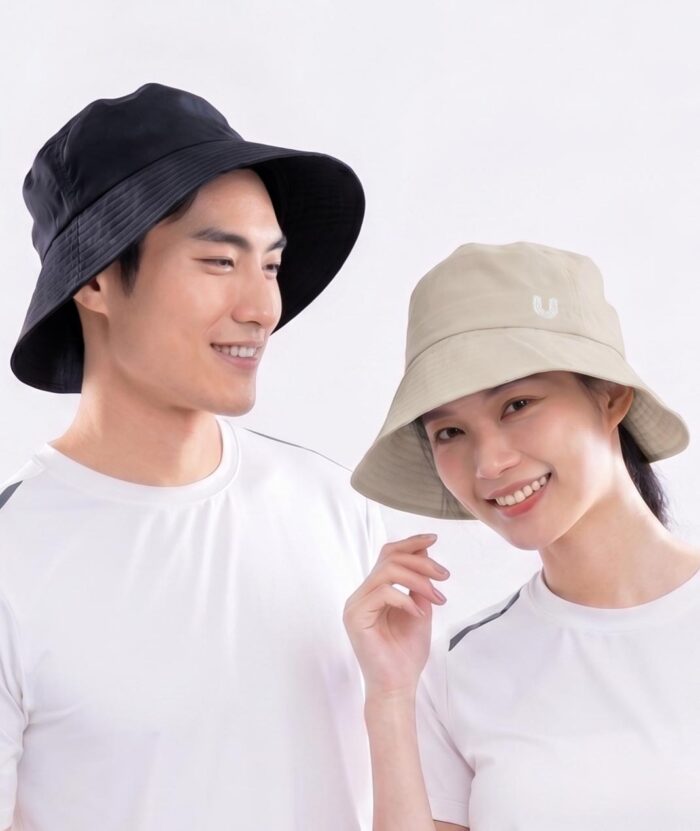 UV Cut Suptex Cool Lightweight Wide-Brim Bucket Hat