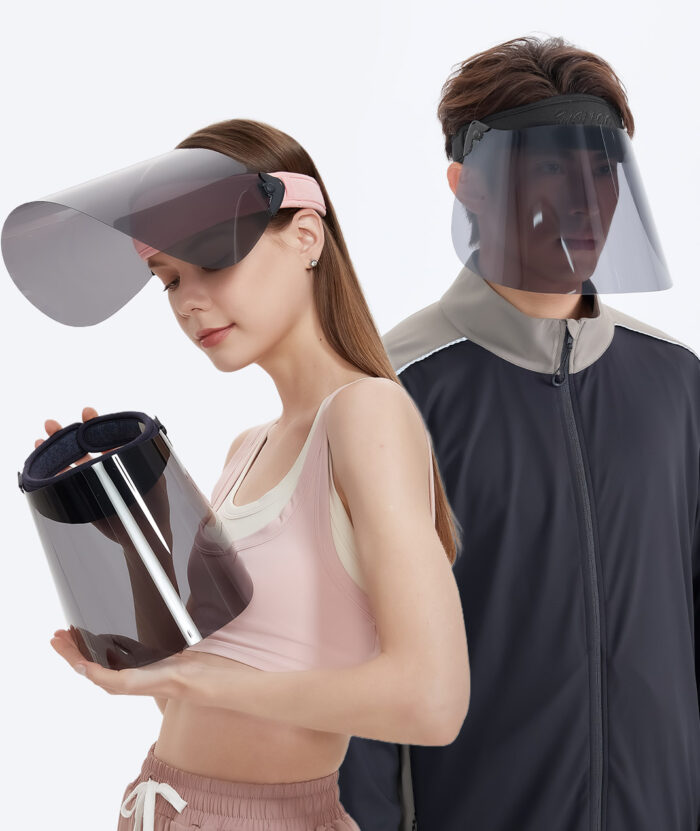 UV Cut Minimal Flip-Up Face Cover Hat