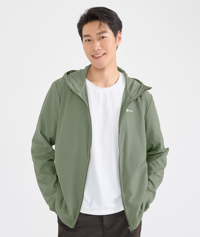 UV Cut Suptex Cool Breathable Packable Hooded Jacket